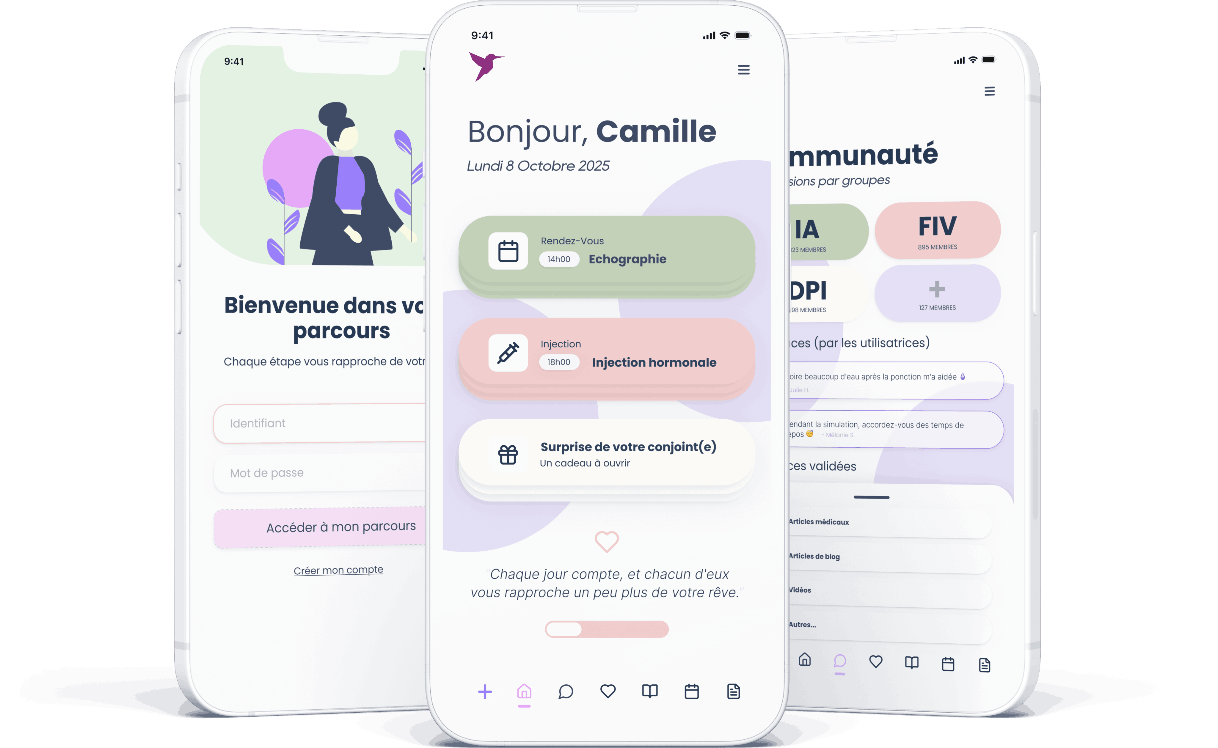 Mon Parcours PMA - Application mobile
